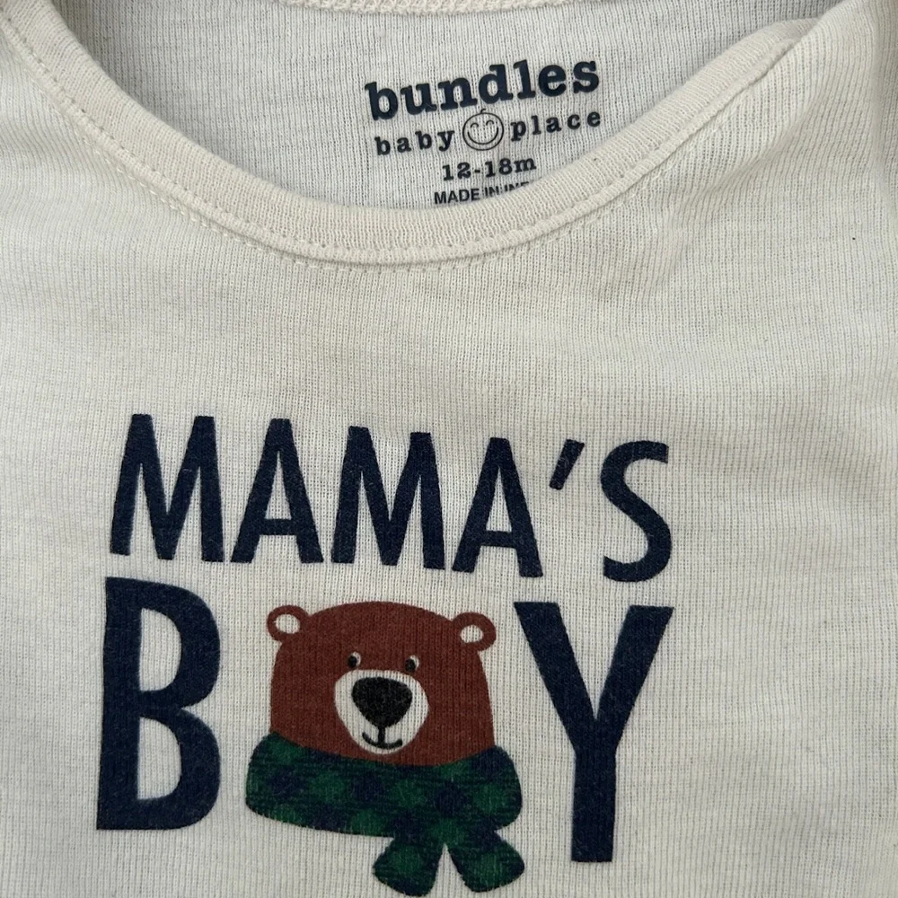 Baby Bodysuit and Pants Set - Green and White - Picture 5 of 7